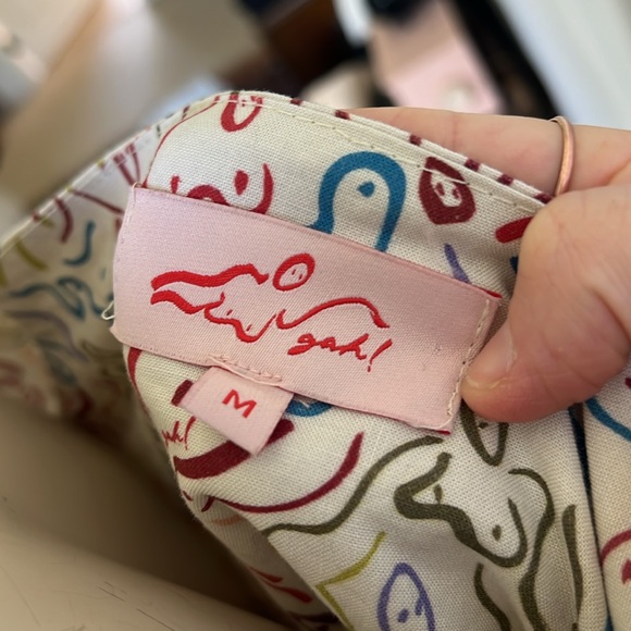 Lisa Says Gah! Lena Painted Ladies Tie Front Babydoll Dress - Picture 14 of 16